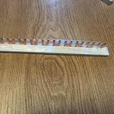 ETEK Gabelschiene 63A 10mm² | Phasenschiene für FI/LS-Schalter – 1P / 3P / 3P+N, 12-teilig