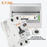 ETEK Electric Fehlerstrom-/Leitungsschutzschalter (FI/LS) RCBO EKL3-40M 6kA